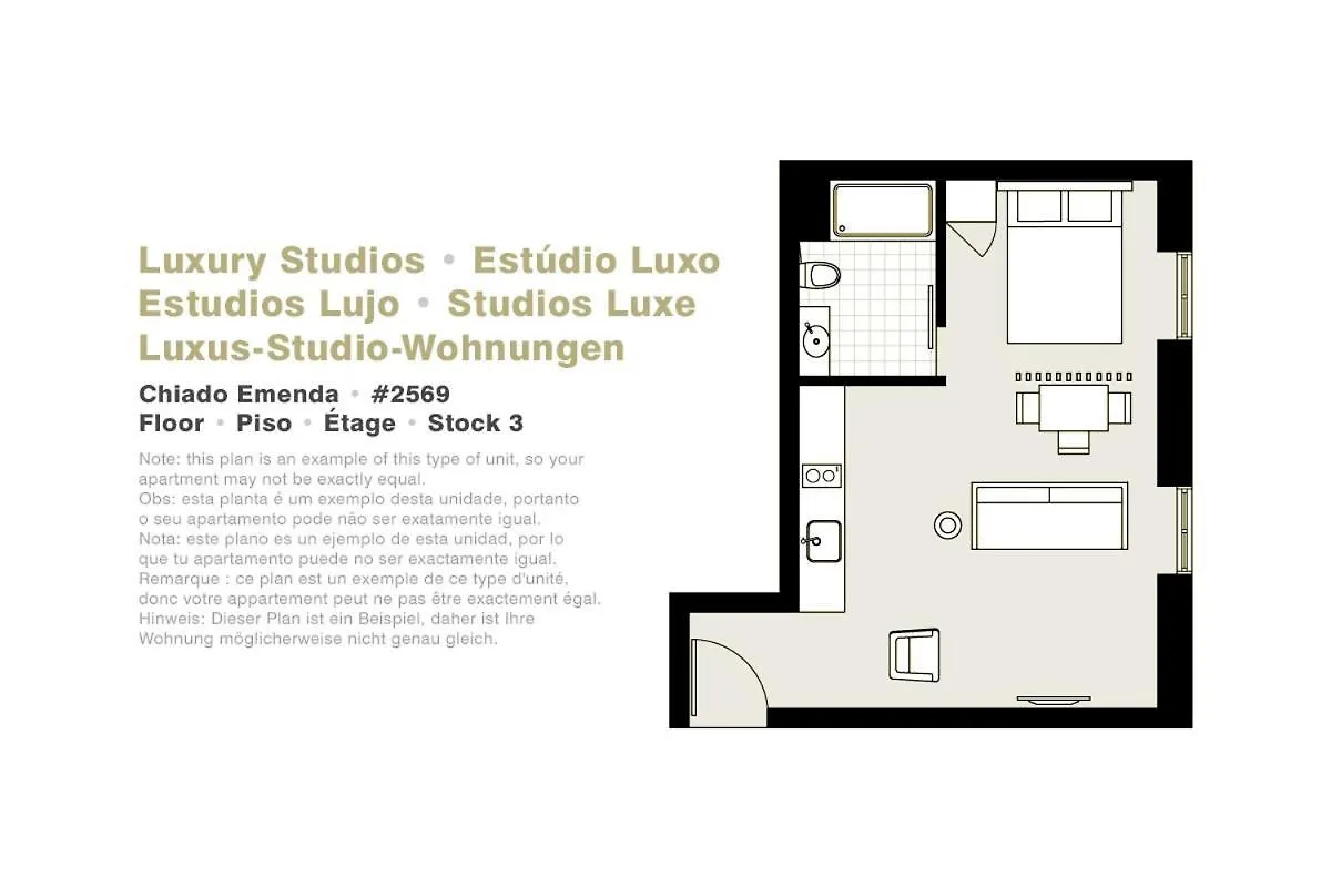 Lisbon Serviced Apartments - Chiado Emenda 0*,